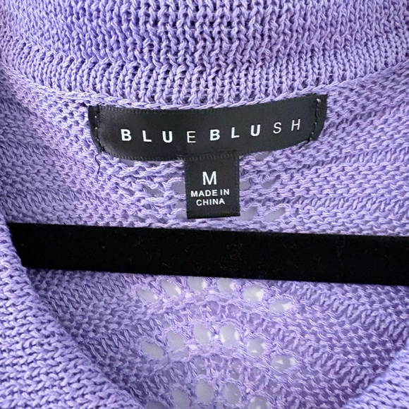 NWOT Blue Blush Crochet Swirl Ombré - Picture 2 of 5